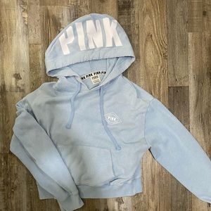 PINK cropped sweatshirt